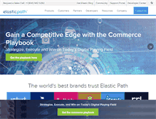 Tablet Screenshot of elasticpath.com